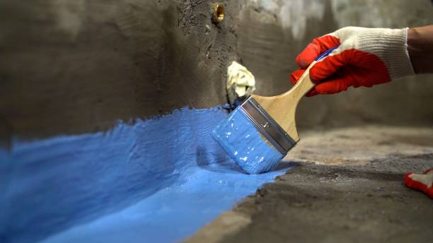 Commercial Waterproofing project at a Oakwood, PA business property by SJ Waterproofing Pros